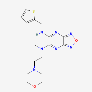 N-methyl-N-[2-(4-morpholinyl)ethyl]-N'-(2-thienylmethyl)[1,2,5]oxadiazolo[3,4-b]pyrazine-5,6-diamine