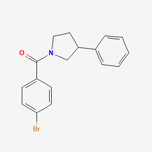 1-(4-bromobenzoyl)-3-phenylpyrrolidine