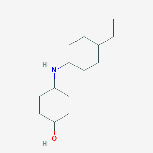 molecular formula C14H27NO B4978357 4-[(4-ethylcyclohexyl)amino]cyclohexanol 