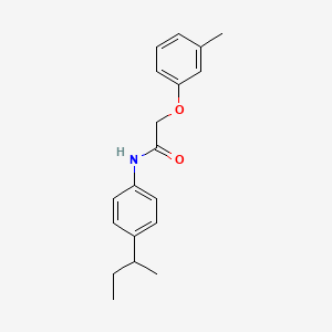 N-(4-sec-butylphenyl)-2-(3-methylphenoxy)acetamide