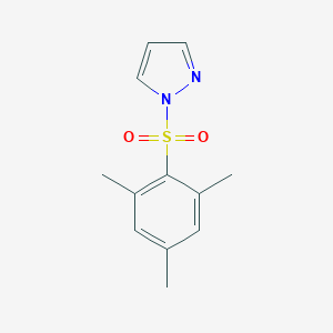 molecular formula C12H14N2O2S B497840 1-(mesitylsulfonyl)-1H-pyrazole CAS No. 902683-24-3