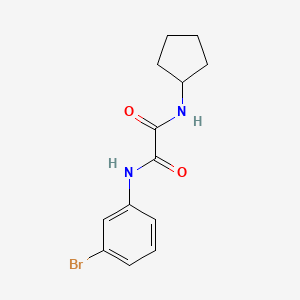 N-(3-bromophenyl)-N'-cyclopentylethanediamide