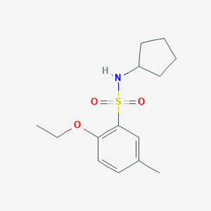 N-cyclopentyl-2-ethoxy-5-methylbenzenesulfonamide