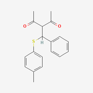 3-[[(4-methylphenyl)thio](phenyl)methyl]-2,4-pentanedione