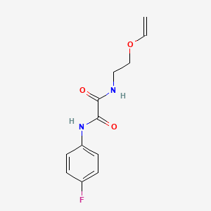 N-(4-fluorophenyl)-N'-[2-(vinyloxy)ethyl]ethanediamide
