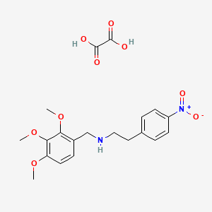 [2-(4-nitrophenyl)ethyl](2,3,4-trimethoxybenzyl)amine oxalate