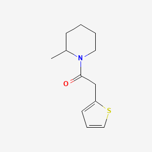 molecular formula C12H17NOS B4978706 2-methyl-1-(2-thienylacetyl)piperidine 