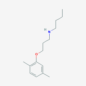 molecular formula C15H25NO B4978766 N-[3-(2,5-dimethylphenoxy)propyl]-1-butanamine 