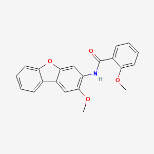 2-methoxy-N-(2-methoxydibenzo[b,d]furan-3-yl)benzamide