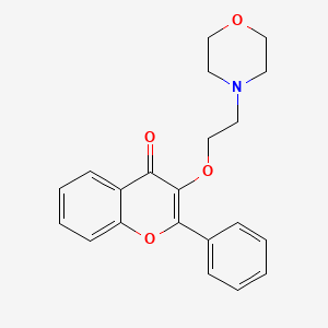 3-[2-(4-morpholinyl)ethoxy]-2-phenyl-4H-chromen-4-one