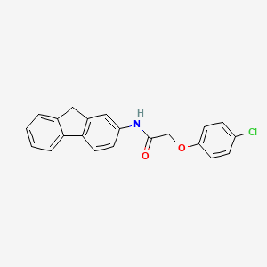 2-(4-chlorophenoxy)-N-9H-fluoren-2-ylacetamide