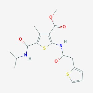 methyl 5-[(isopropylamino)carbonyl]-4-methyl-2-[(2-thienylacetyl)amino]-3-thiophenecarboxylate