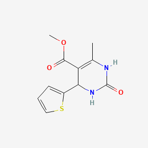 methyl 6-methyl-2-oxo-4-(2-thienyl)-1,2,3,4-tetrahydro-5-pyrimidinecarboxylate