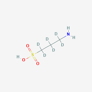 molecular formula C3H9NO3S B049790 3-氨基-1,1,2,2,3,3-六氘丙烷-1-磺酸 CAS No. 1131576-06-1