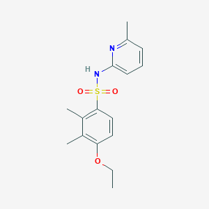 molecular formula C16H20N2O3S B497906 4-ethoxy-2,3-dimethyl-N-(6-methyl-2-pyridinyl)benzenesulfonamide CAS No. 915925-22-3