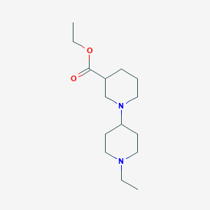 molecular formula C15H28N2O2 B4979072 ethyl 1'-ethyl-1,4'-bipiperidine-3-carboxylate 