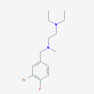 molecular formula C14H22BrFN2 B4979115 (3-bromo-4-fluorobenzyl)[2-(diethylamino)ethyl]methylamine CAS No. 416868-10-5