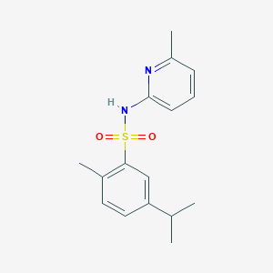 5-isopropyl-2-methyl-N-(6-methyl-2-pyridinyl)benzenesulfonamide