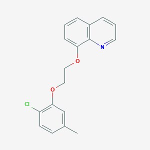 8-[2-(2-chloro-5-methylphenoxy)ethoxy]quinoline