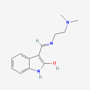 3-({[2-(dimethylamino)ethyl]amino}methylene)-1,3-dihydro-2H-indol-2-one