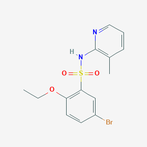 5-bromo-2-ethoxy-N-(3-methyl-2-pyridinyl)benzenesulfonamide
