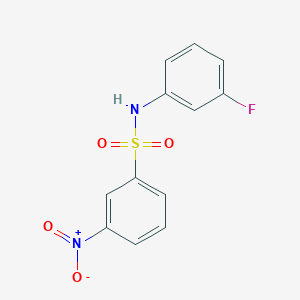 N-(3-fluorophenyl)-3-nitrobenzenesulfonamide