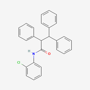 N-(2-chlorophenyl)-2,3,3-triphenylpropanamide