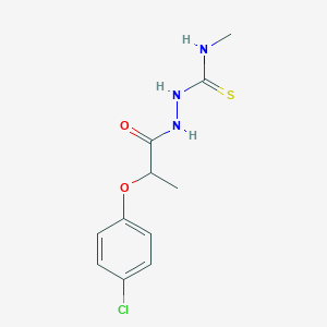 2-[2-(4-chlorophenoxy)propanoyl]-N-methylhydrazinecarbothioamide