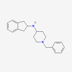 molecular formula C21H26N2 B4979441 1-benzyl-N-(2,3-dihydro-1H-inden-2-yl)-4-piperidinamine 