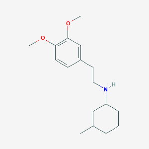 molecular formula C17H27NO2 B4979472 N-[2-(3,4-dimethoxyphenyl)ethyl]-3-methylcyclohexanamine 