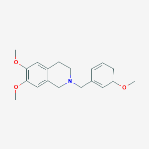 6,7-dimethoxy-2-(3-methoxybenzyl)-1,2,3,4-tetrahydroisoquinoline