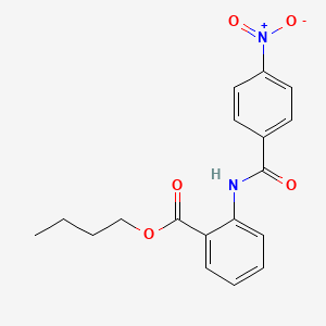 butyl 2-[(4-nitrobenzoyl)amino]benzoate