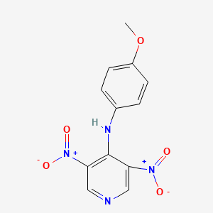 N-(4-methoxyphenyl)-3,5-dinitro-4-pyridinamine