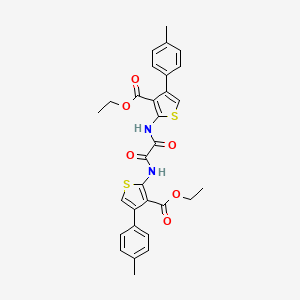 diethyl 2,2'-[(1,2-dioxo-1,2-ethanediyl)diimino]bis[4-(4-methylphenyl)-3-thiophenecarboxylate]