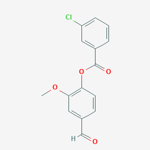 4-formyl-2-methoxyphenyl 3-chlorobenzoate