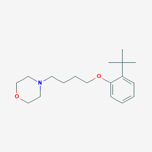 molecular formula C18H29NO2 B4979901 4-[4-(2-tert-butylphenoxy)butyl]morpholine 