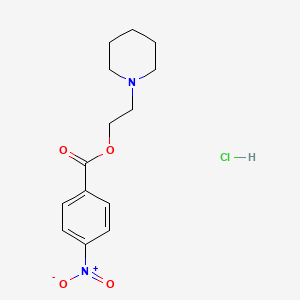 2-(1-piperidinyl)ethyl 4-nitrobenzoate hydrochloride