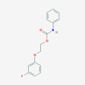 2-(3-fluorophenoxy)ethyl phenylcarbamate