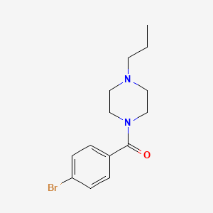 molecular formula C14H19BrN2O B4979958 1-(4-bromobenzoyl)-4-propylpiperazine 
