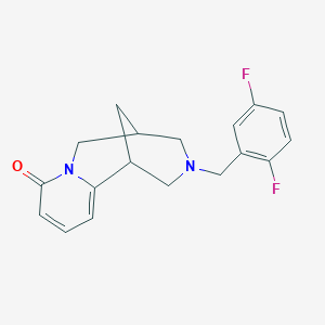 11-(2,5-difluorobenzyl)-7,11-diazatricyclo[7.3.1.0~2,7~]trideca-2,4-dien-6-one