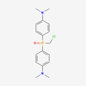 molecular formula C17H22ClN2OP B4979975 (4-{(chloromethyl)[4-(dimethylamino)phenyl]phosphoryl}phenyl)dimethylamine 