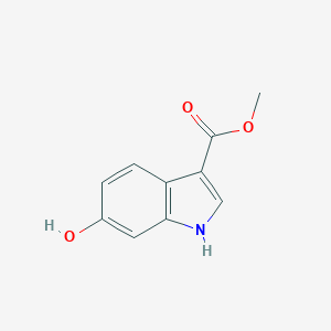 molecular formula C10H9NO3 B049800 Methyl 6-hydroxy-1H-indole-3-carboxylate CAS No. 112332-97-5