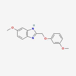 5-methoxy-2-[(3-methoxyphenoxy)methyl]-1H-benzimidazole