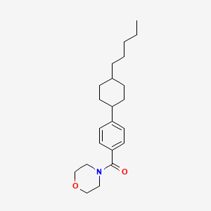 molecular formula C22H33NO2 B4980060 4-[4-(4-pentylcyclohexyl)benzoyl]morpholine 