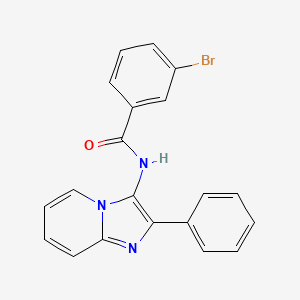 3-bromo-N-(2-phenylimidazo[1,2-a]pyridin-3-yl)benzamide