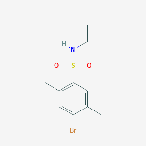 molecular formula C10H14BrNO2S B498009 4-bromo-N-ethyl-2,5-dimethylbenzenesulfonamide CAS No. 257953-19-8