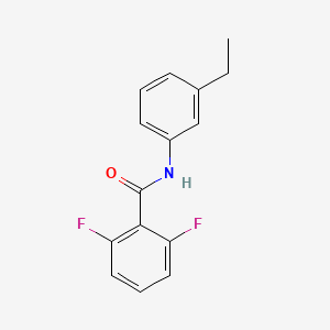 molecular formula C15H13F2NO B4980149 N-(3-ethylphenyl)-2,6-difluorobenzamide 