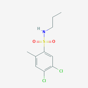 4,5-dichloro-2-methyl-N-propylbenzenesulfonamide