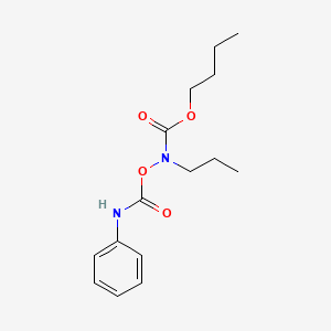 molecular formula C15H22N2O4 B4980165 butyl [(anilinocarbonyl)oxy]propylcarbamate CAS No. 313233-22-6