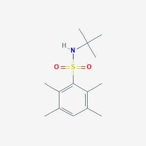 molecular formula C14H23NO2S B498018 N-tert-butyl-2,3,5,6-tetramethylbenzenesulfonamide CAS No. 886125-06-0